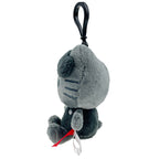 Hello Kitty Ash Monochrome Plush Mascot Clip