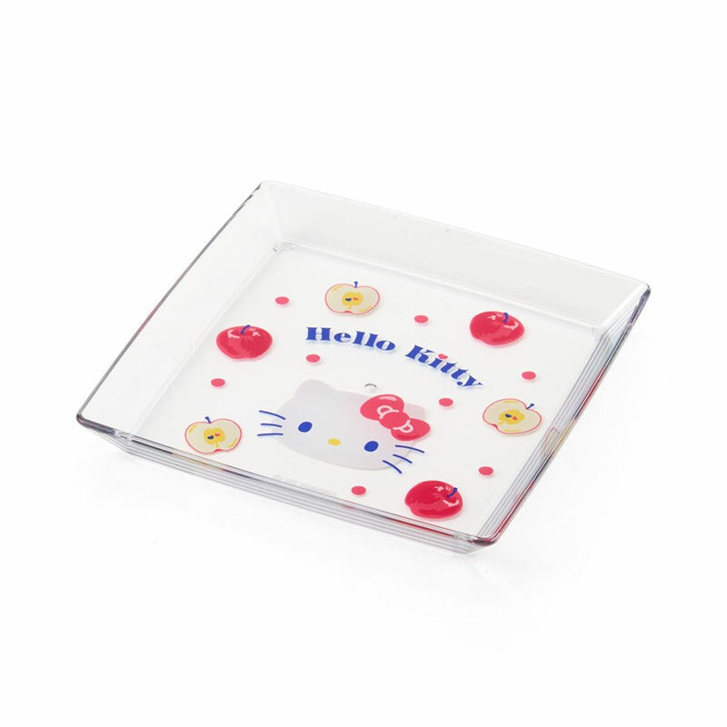 Hello Kitty Classic Acrylic Dessert Plate, 4.6 Inch