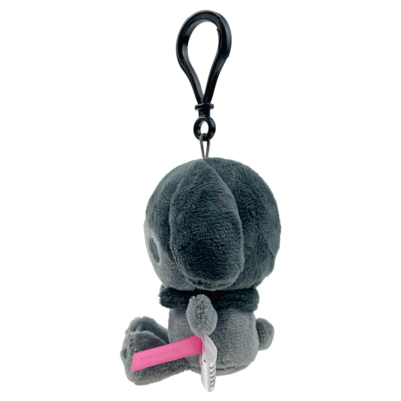 My Melody Ash Monochrome Plush Mascot Clip, 4 Inch