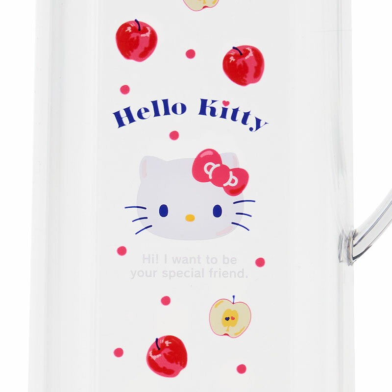 Hello Kitty Classic Acrylic Water Pitcher, 1.2 Liter