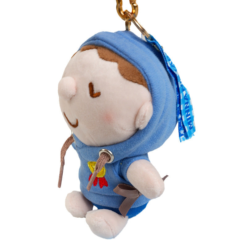 Minna No Tabo Plush Mascot Keychain, Cozy Hoodie Series
