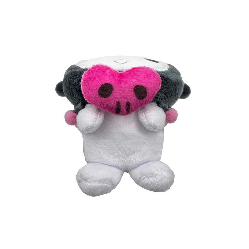 Kuromi Plush Measuring Tape Keychain with Carabiner