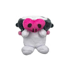 Kuromi Plush Measuring Tape Keychain with Carabiner