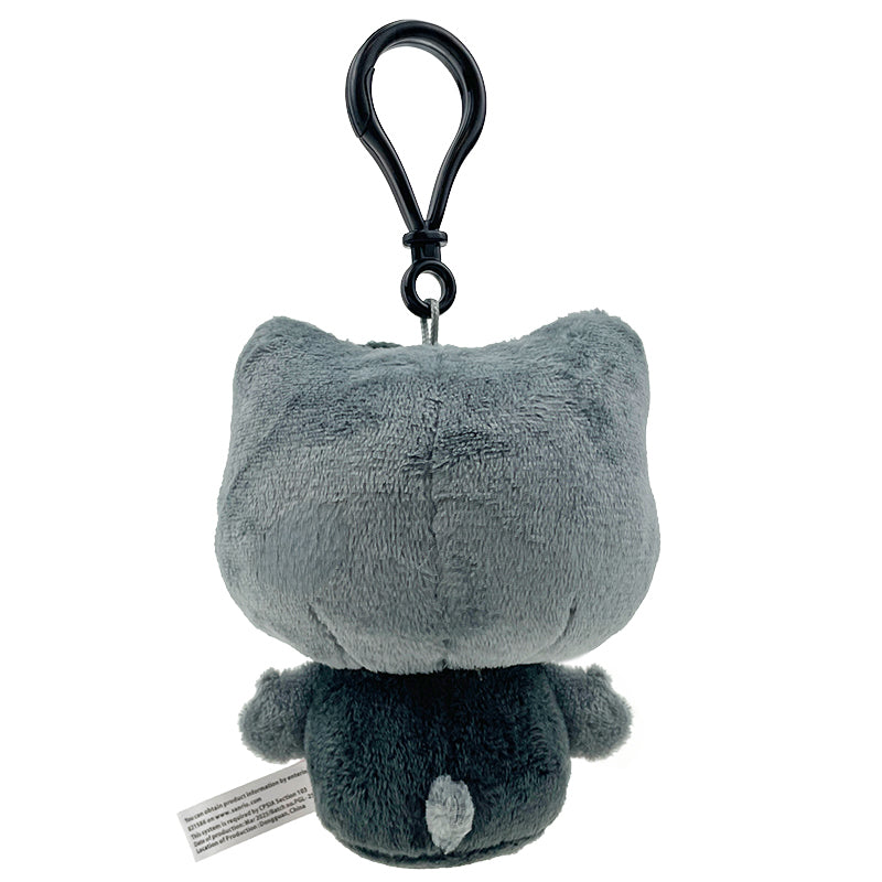 Hello Kitty Ash Monochrome Plush Mascot Clip