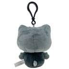 Hello Kitty Ash Monochrome Plush Mascot Clip