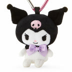 Kuromi Mini Plush Mascot Clip Keychain, Sanrio Character Award Series