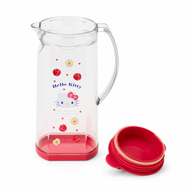 Hello Kitty Classic Acrylic Water Pitcher, 1.2 Liter