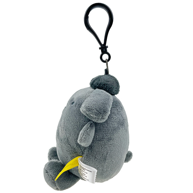 Pompompurin Ash Monochrome Plush Mascot Clip