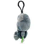 Keroppi Ash Monochrome Plush Mascot Clip, 4 Inch