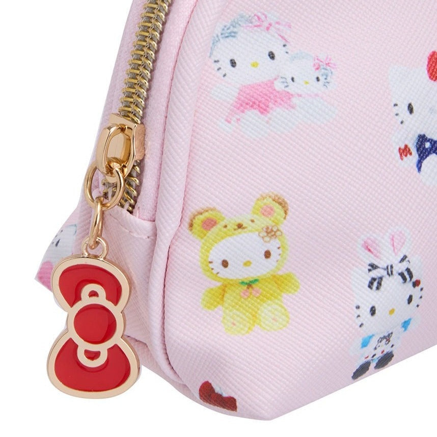 Hello Kitty 50th Anniversary Dress Crescent Cosmetic Pouch