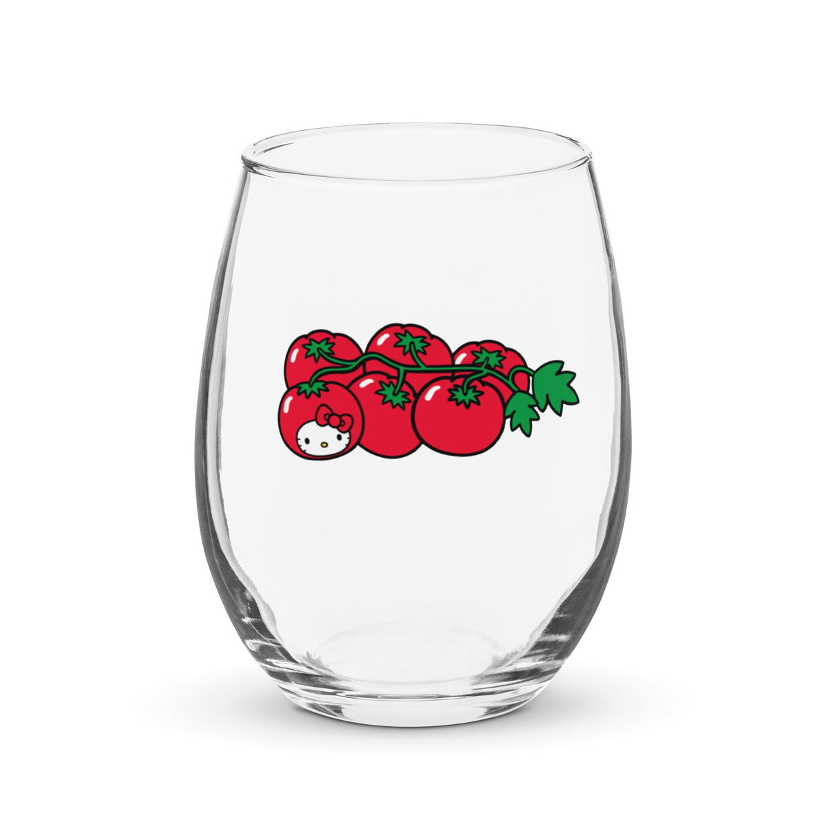 Hello Kitty Tomato 15 oz Glass Tumbler