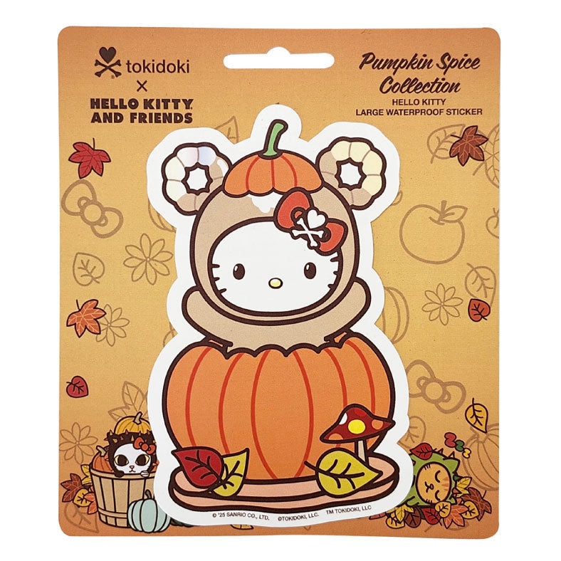 Hello Kitty x tokidoki Large Sticker (Pumpkin Spice Harvest)