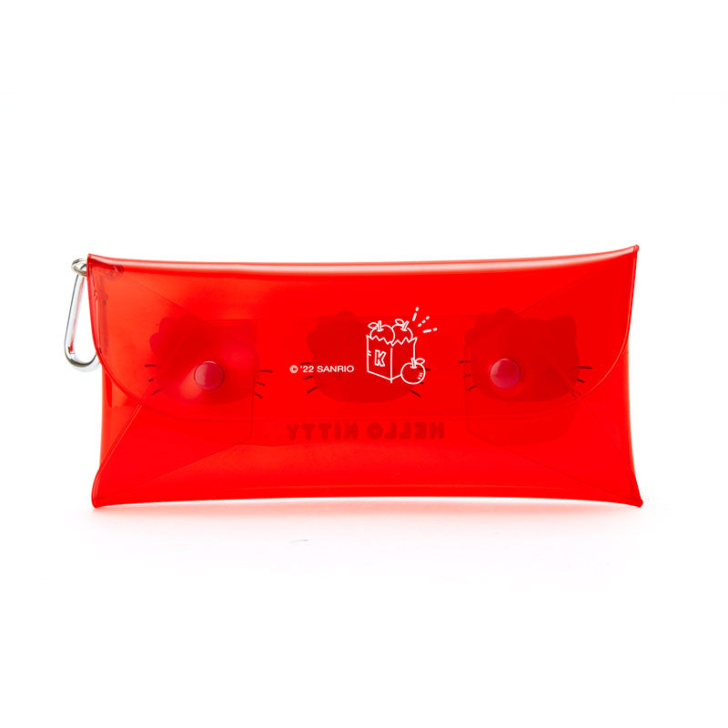 Hello Kitty Clear Snap Mini Pouch with Push Clasp