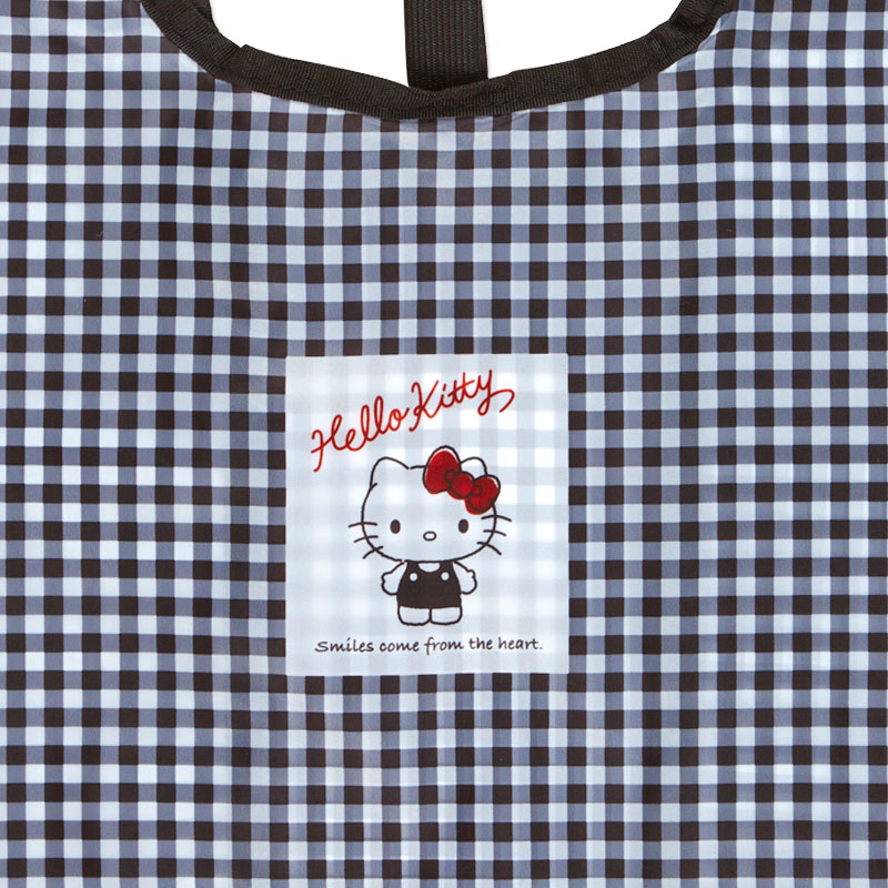 Hello Kitty Gingham Foldable Nylon Reusable Tote Bag