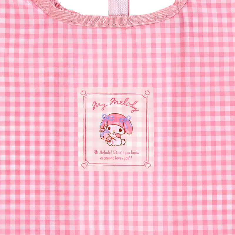 My Melody Gingham Foldable Nylon Reusable Tote Bag
