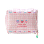 My Melody Floral Houndstooth Zipper Pouch