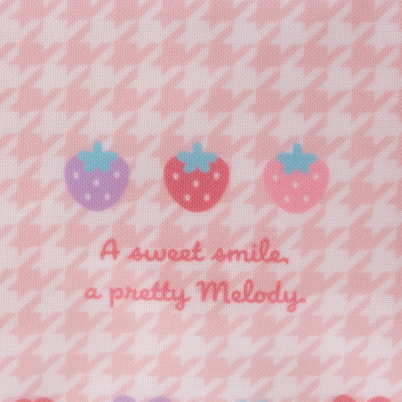 My Melody Floral Houndstooth Zipper Pouch