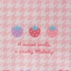 My Melody Floral Houndstooth Zipper Pouch