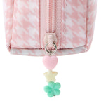 My Melody Floral Houndstooth Zipper Pouch