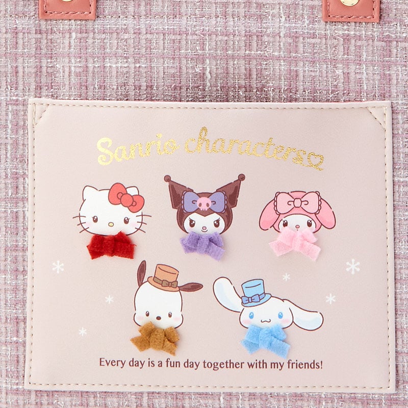 Sanrio Characters Winter Tweed Tote Bag