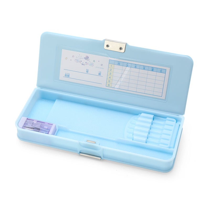 Cinnamoroll 2-Way Puffy Vinyl Pencil Case With Sharpener