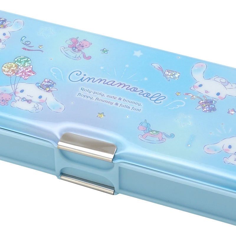 Cinnamoroll 2-Way Puffy Vinyl Pencil Case With Sharpener