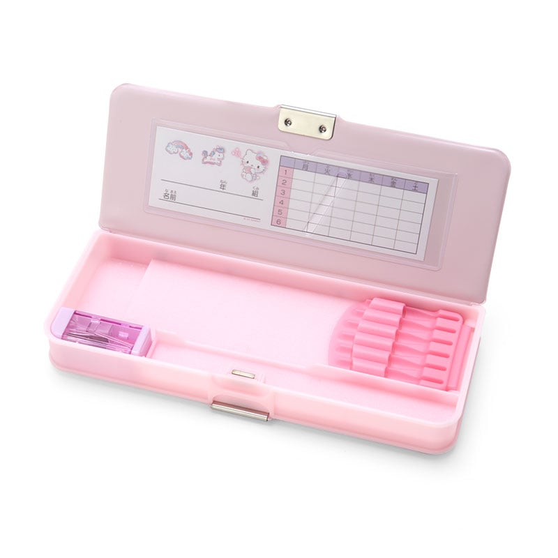 Hello Kitty 2 Way Open Vinyl Pencil Case