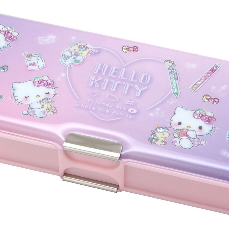 Hello Kitty 2 Way Open Vinyl Pencil Case