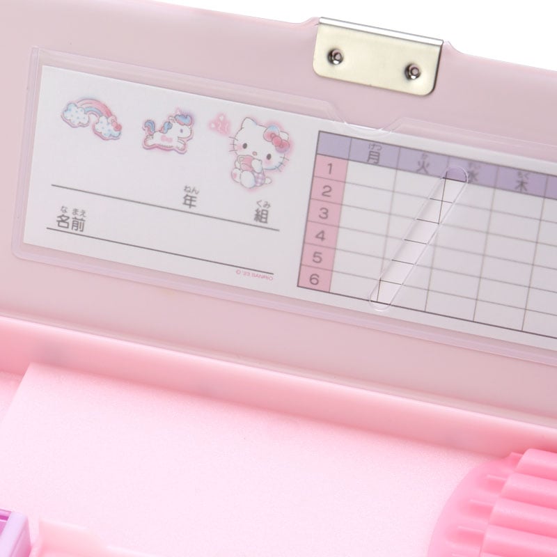 Hello Kitty 2 Way Open Vinyl Pencil Case