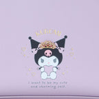 Kuromi Dainty Tiara Zipper Pouch