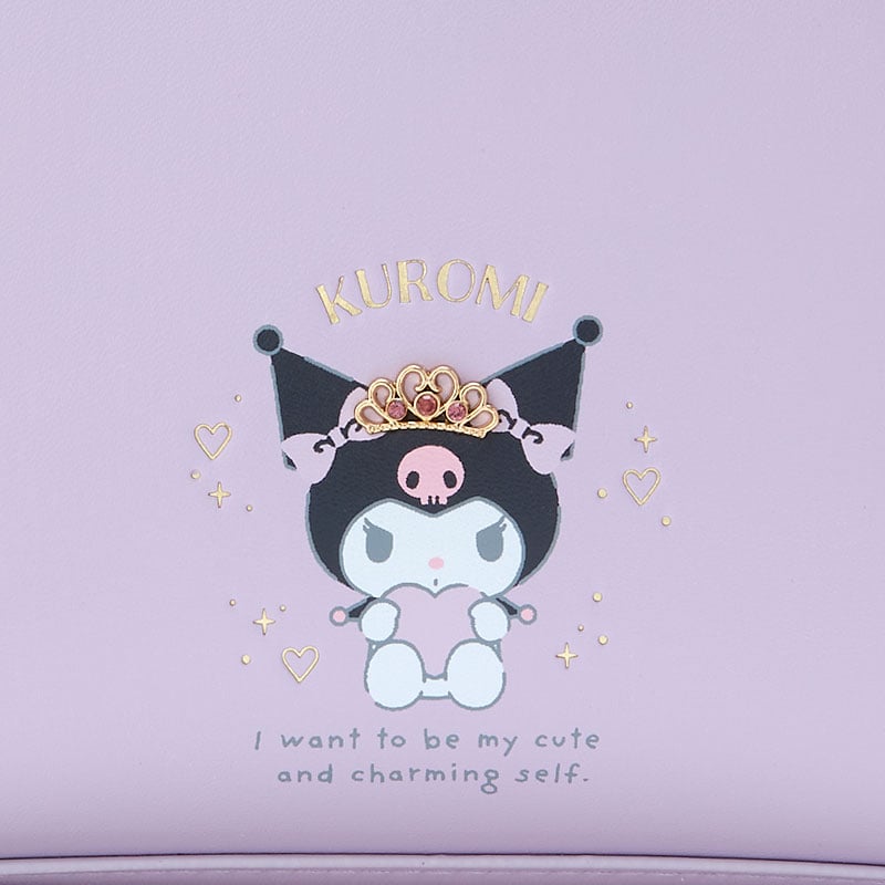 Kuromi Dainty Tiara Zipper Pouch
