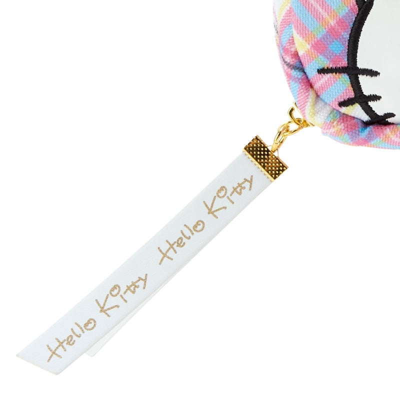Hello Kitty Dress Tartan Mini Zipper Pouch