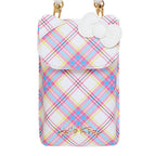 Hello Kitty Dress Tartan Crossbody Phone Bag