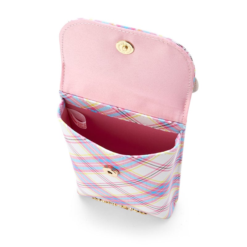 Hello Kitty Dress Tartan Crossbody Phone Bag