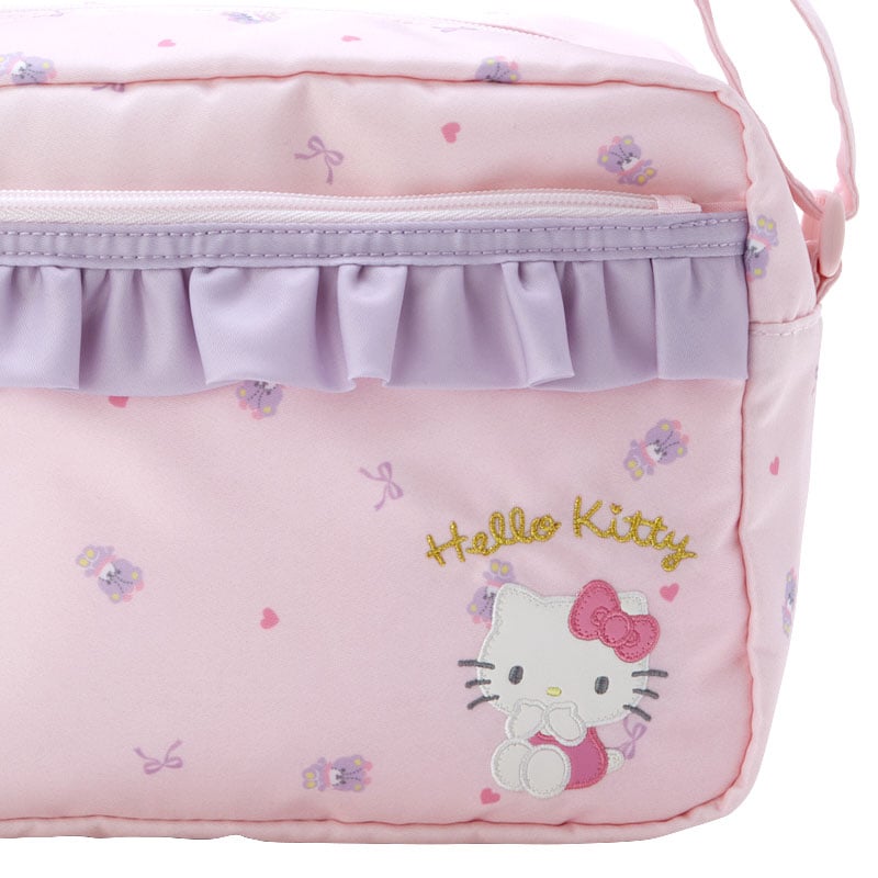 Hello Kitty Ruffle Trim Everyday Crossbody Bag