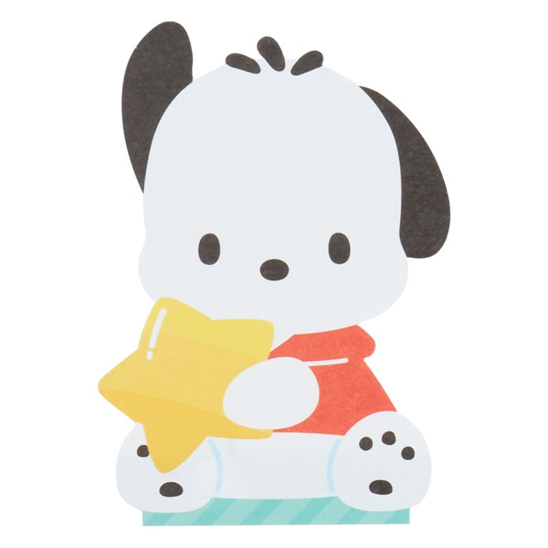 Pochacco Expressions Die-Cut Memo Pad