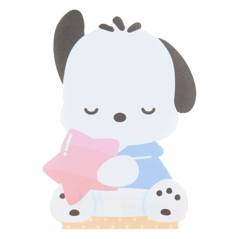 Pochacco Expressions Die-Cut Memo Pad