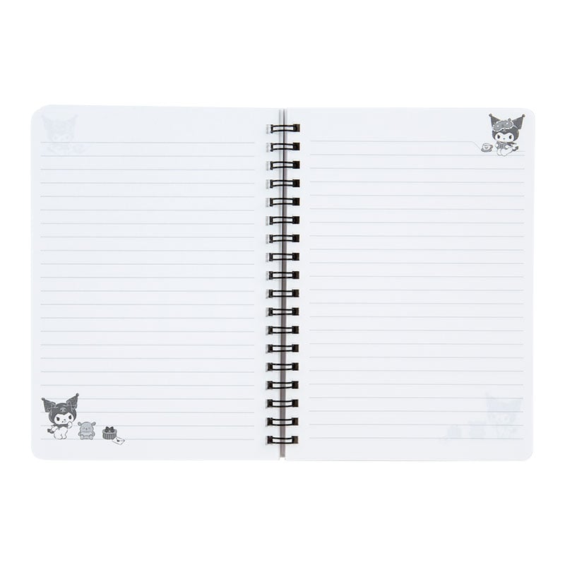 Kuromi Lined Notebook with Elastic Closure