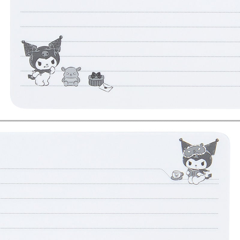 Kuromi Lined Notebook with Elastic Closure