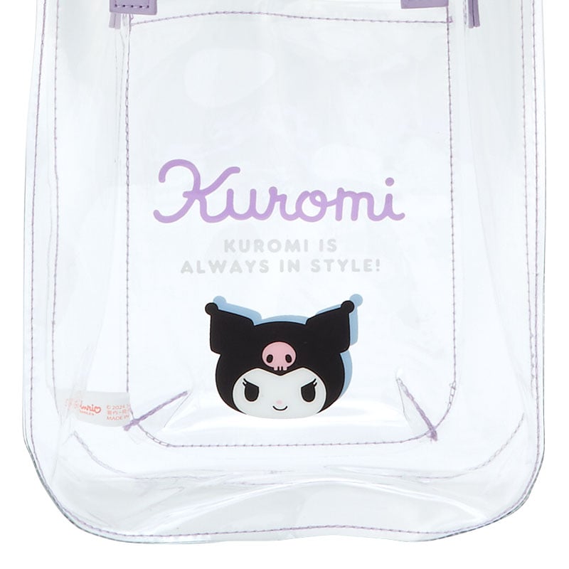 Kuromi Clear 2 Way Mini Tote Bag