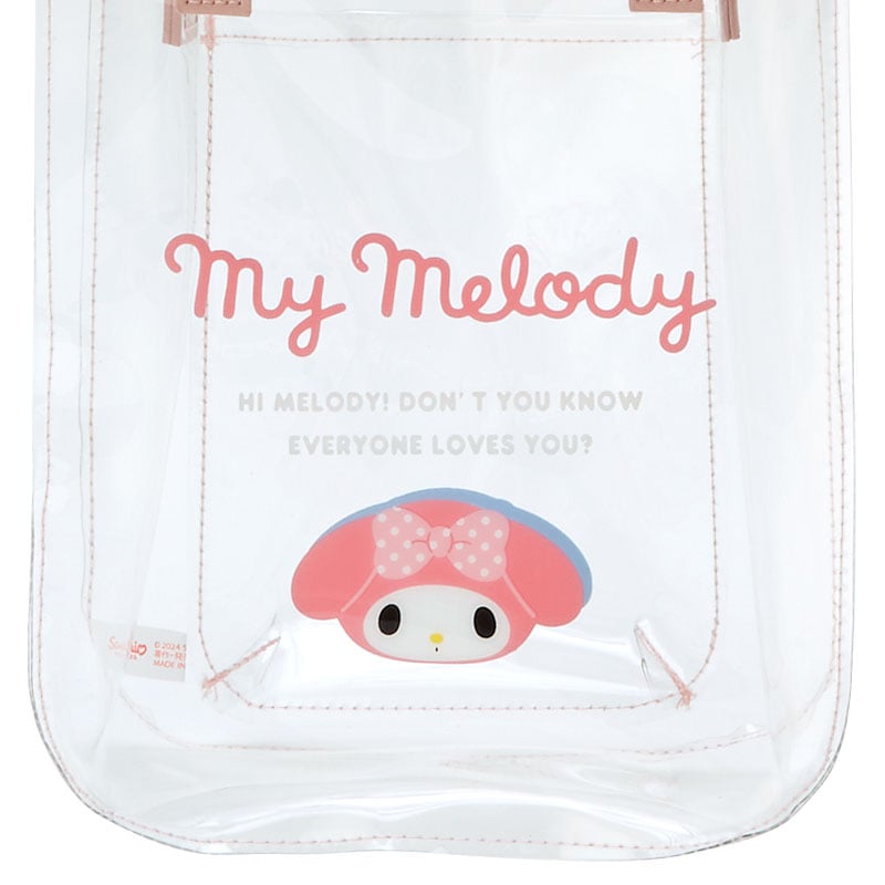 My Melody Clear 2 Way Mini Tote Bag
