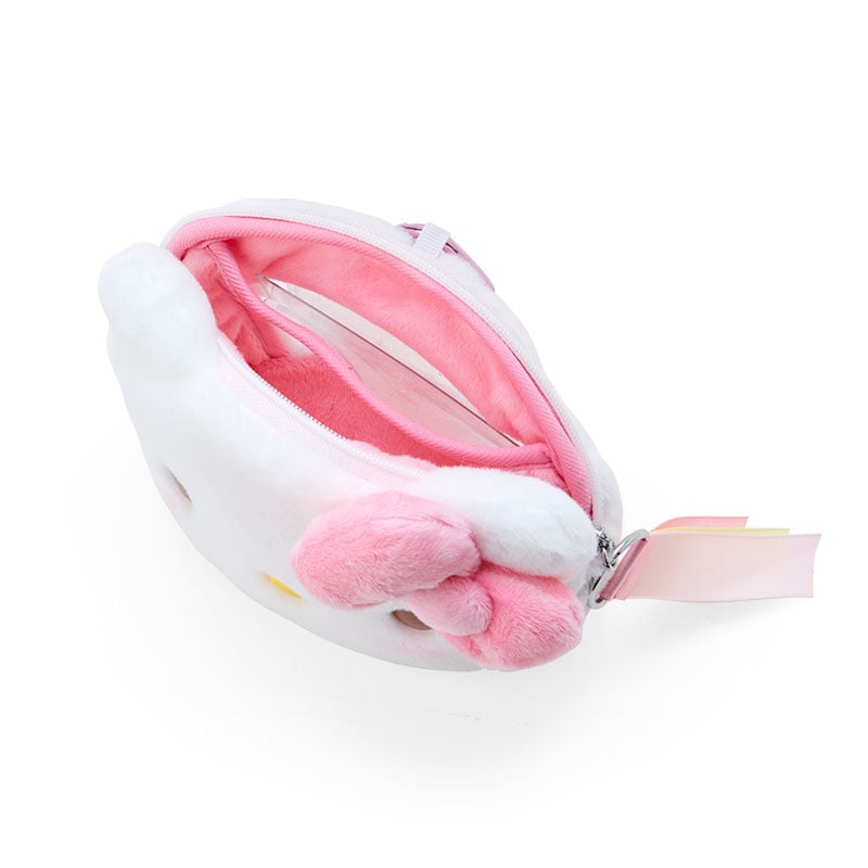 Hello Kitty Plush Mini Face Window Pouch