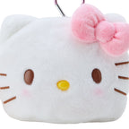 Hello Kitty Plush Mini Face Window Pouch