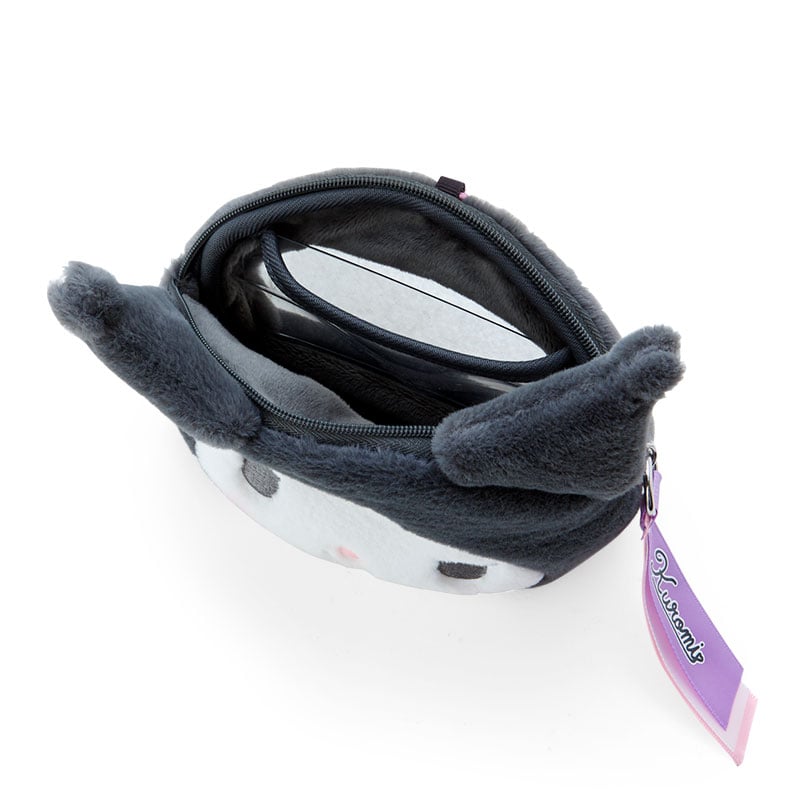 Kuromi Plush Mini Face Window Pouch