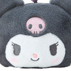 Kuromi Plush Mini Face Window Pouch