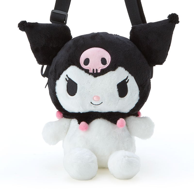 Kuromi Convertible Plush Crossbody Bag