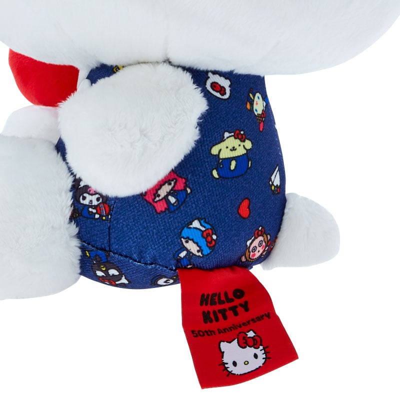 Hello Kitty 10 Inch 50th Anniversary Hello Everyone Plush