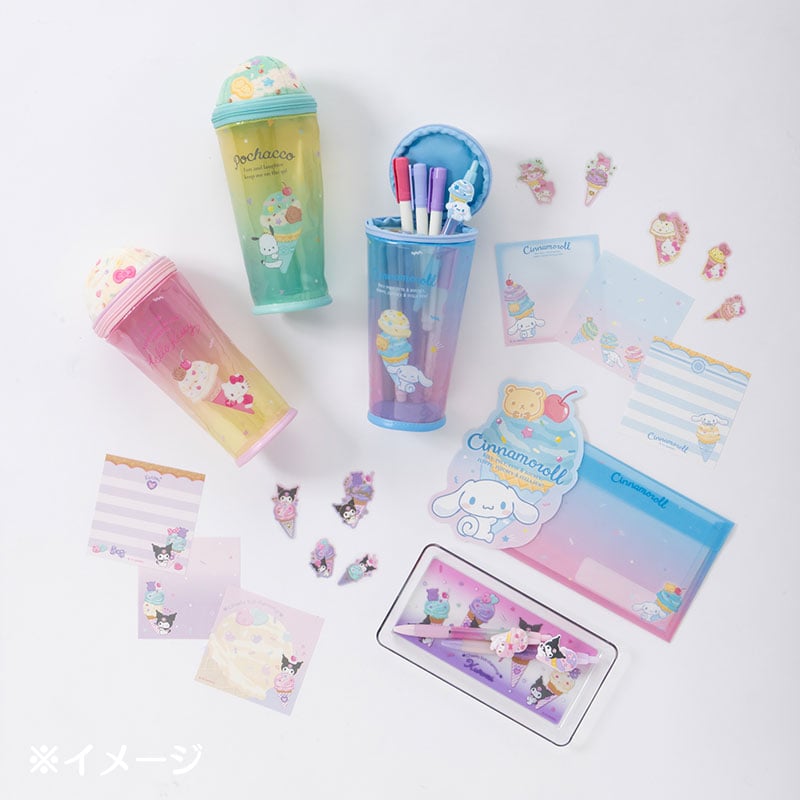 Hello Kitty Ice Cream Party Gradient Pencil Pouch