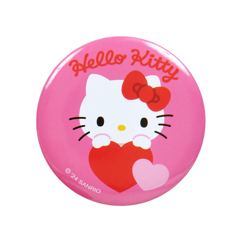 Hello Kitty Big Heart Mini Pouch and Enamel Pin Set