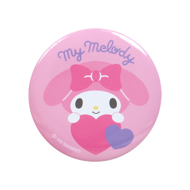 My Melody Big Heart Mini Pouch and Pin Set